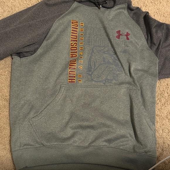 Under Armour University of MN Duluth Grey Hoodie - Picture 1 of 2